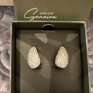 Silver Teardrop Earrings